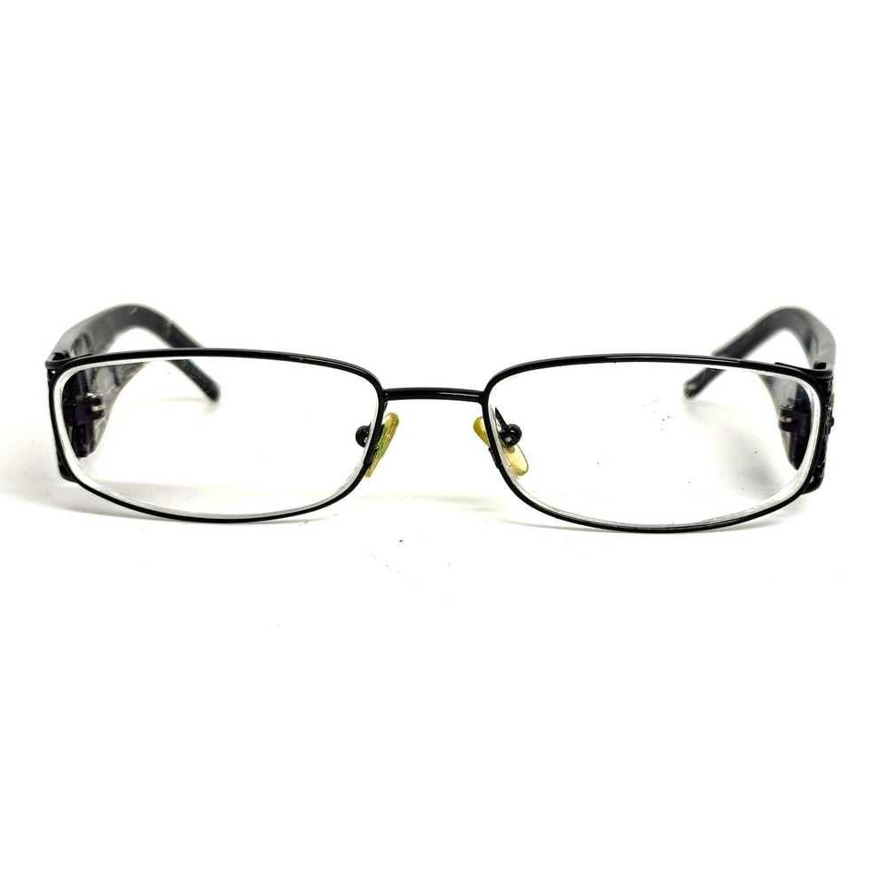 Vogue VO 3661-B Black Rectangular Eyeglasses Frames 52-16-130 Cut-Out Detail‎